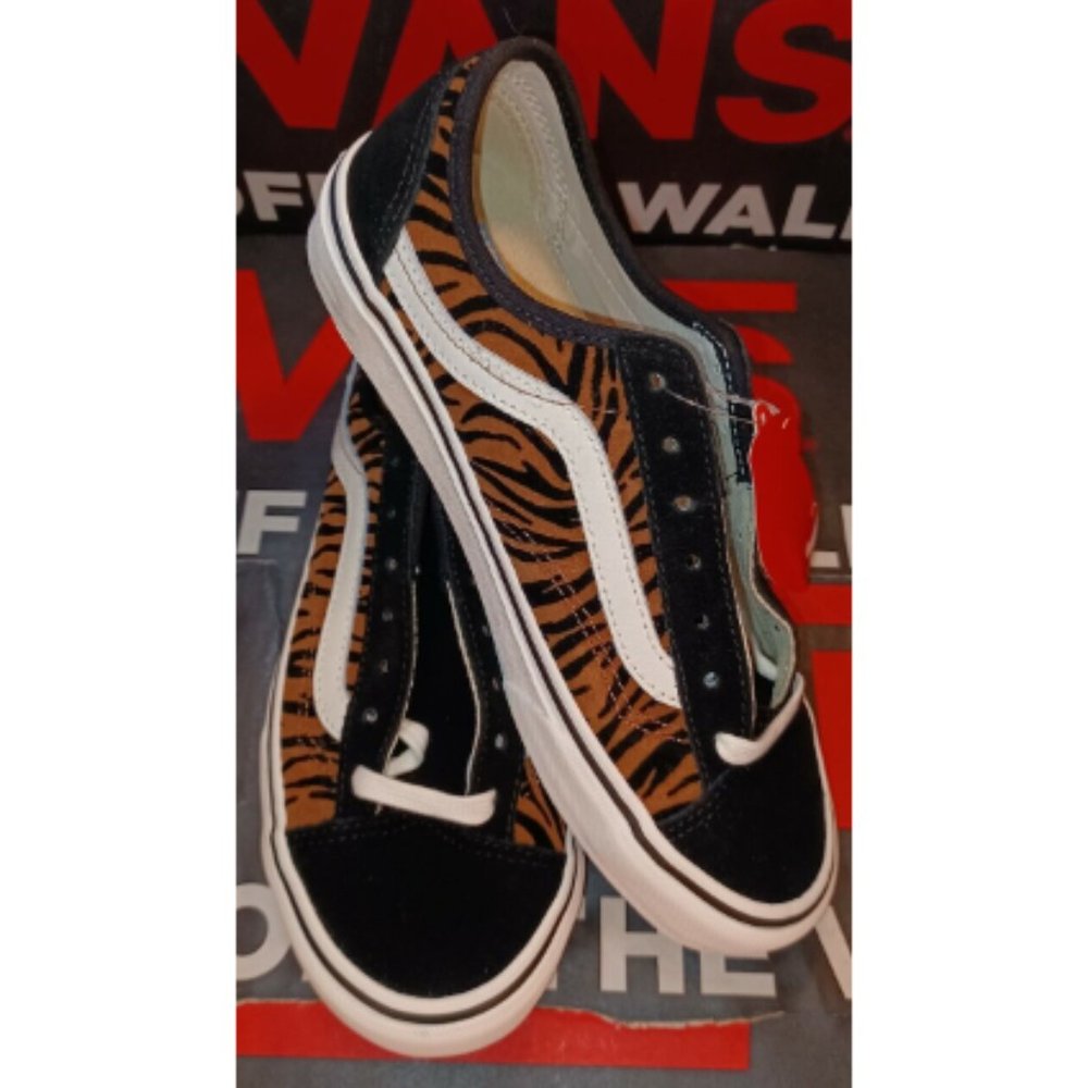 Vans Style 36 Decon Sf (Animal Stripes) Black Marshmallow Women's 10 VNOA5HYR9ZY - Picture 7 of 13
